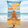 Ginger Beach Towel Funny Beach Towel For Ginger People