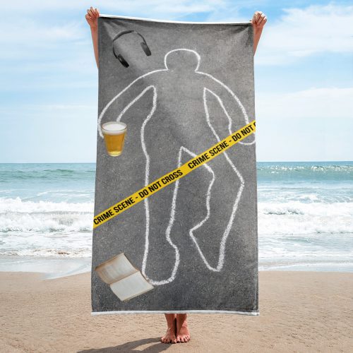 Crime Scene Beach Towel