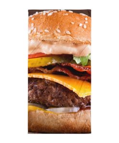 Burger Beach Towel