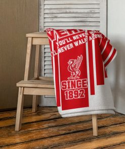 Liverpool Beach Towel You’ll Never Walk Alone Beach Towel