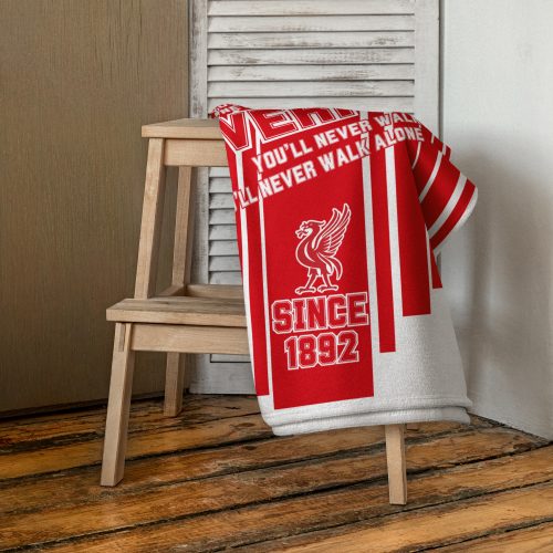 Liverpool Beach Towel You’ll Never Walk Alone Beach Towel