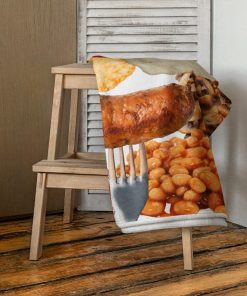 Fried Breakfast Beach Towel