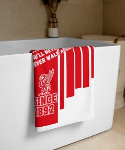 Liverpool Beach Towel You’ll Never Walk Alone Beach Towel