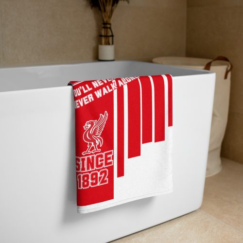 Liverpool Beach Towel You’ll Never Walk Alone Beach Towel