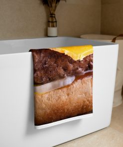Burger Beach Towel