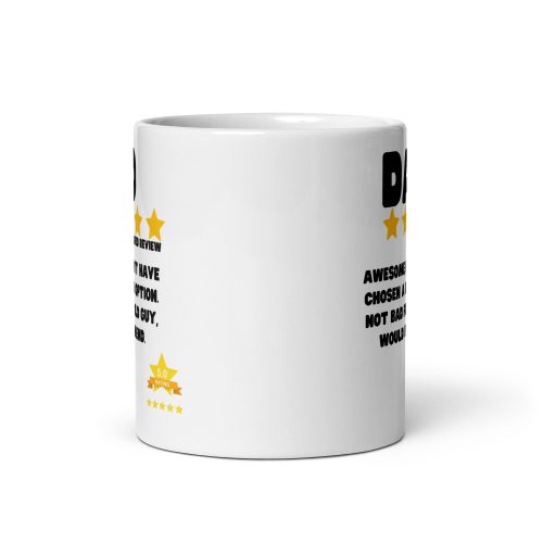 Dad Reviews Mug Five Star Dad Father’s Day Birthday Gift Mug