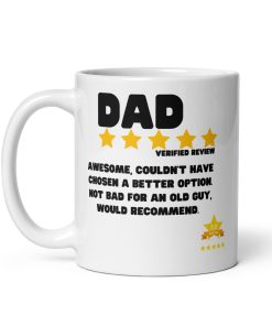 Dad Reviews Mug Five Star Dad Father’s Day Birthday Gift Mug