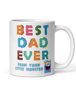 Best Dad Ever From Your Little Monster Mug Father’s Day Birthday