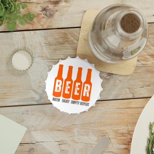 BEER – Magnetic Funny Beer Bottle Opener Fridge Magnet