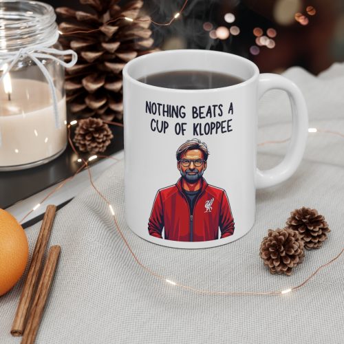 Jürgen Klopp Mug Nothing Beats a Cup of Kloppee Mug Liverpool