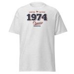 Limited Edition 1974 Classic Original T-shirt 50th Birthday Tee