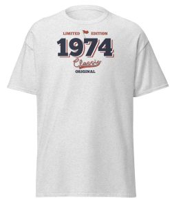 Limited Edition 1974 Classic Original T-shirt 50th Birthday Tee