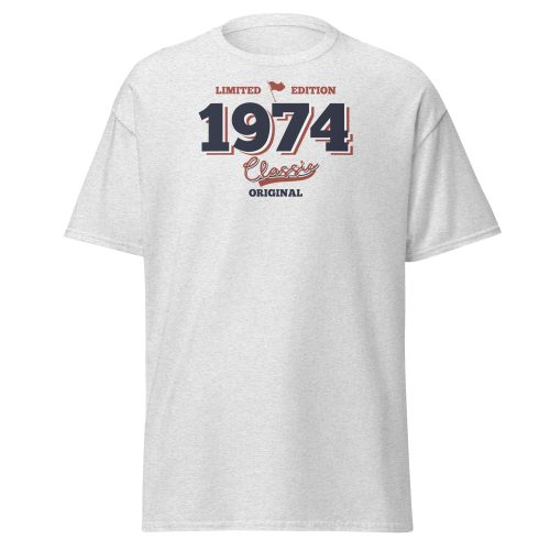 Limited Edition 1974 Classic Original T-shirt 50th Birthday Tee