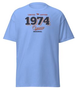Limited Edition 1974 Classic Original T-shirt 50th Birthday Tee