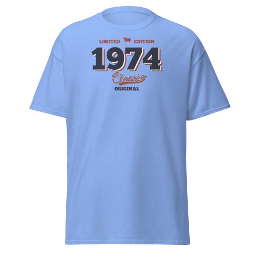 Limited Edition 1974 Classic Original T-shirt 50th Birthday Tee