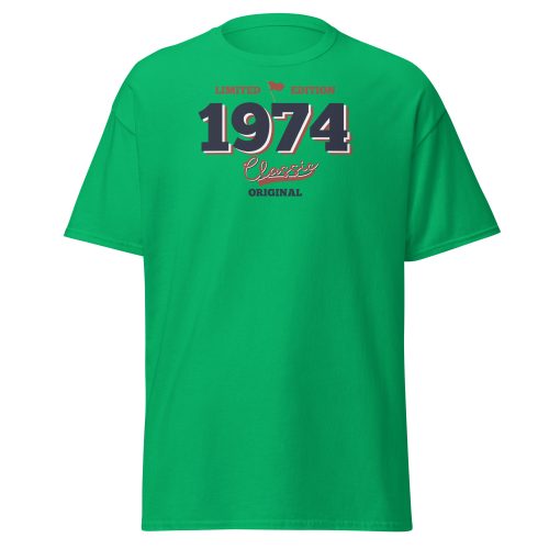 Limited Edition 1974 Classic Original T-shirt 50th Birthday Tee