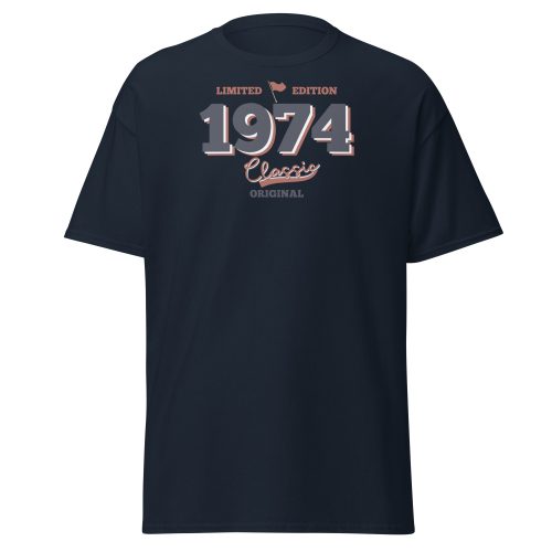 Limited Edition 1974 Classic Original T-shirt 50th Birthday Tee