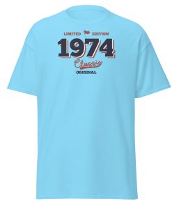 Limited Edition 1974 Classic Original T-shirt 50th Birthday Tee