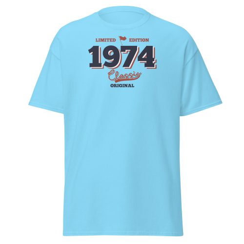 Limited Edition 1974 Classic Original T-shirt 50th Birthday Tee
