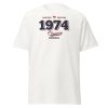 Limited Edition 1974 Classic Original T-shirt 50th Birthday Tee