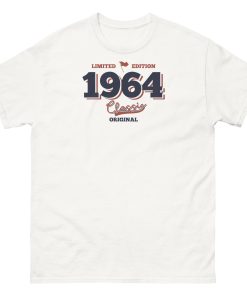 Limited Edition 1964 Classic Original T-shirt 60th Birthday Tee