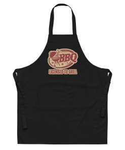 Men’s Barbecue Apron – Licenced to Grill Fun BBQ Apron