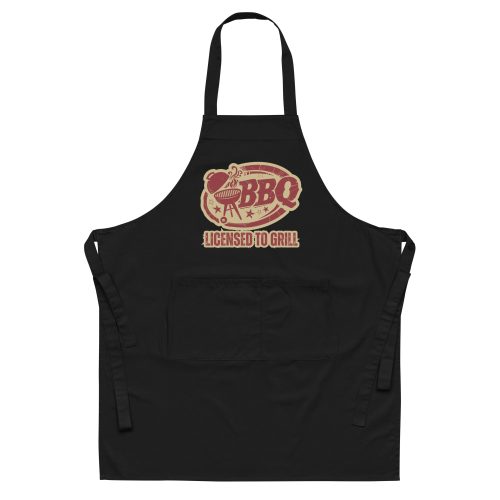 Men’s Barbecue Apron – Licenced to Grill Fun BBQ Apron