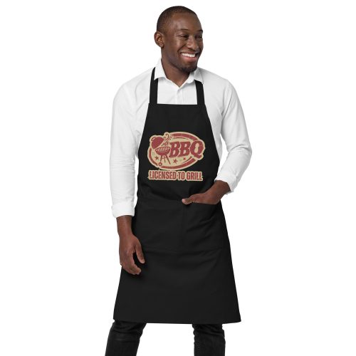 Men’s Barbecue Apron – Licenced to Grill Fun BBQ Apron