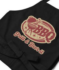 Fun BBQ Apron For Him – Grill & Beer It