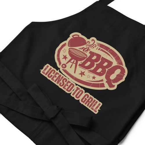 Men’s Barbecue Apron – Licenced to Grill Fun BBQ Apron