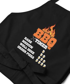 Novelty BBQ Aprons For Men – BBQ Timer Cotton Apron