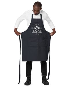 BBQ Apron For Dads – Dad The Grillmaster Fun BBQ Apron