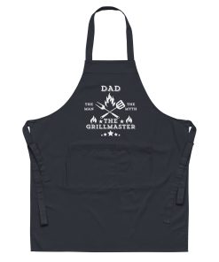 BBQ Apron For Dads – Dad The Grillmaster Fun BBQ Apron
