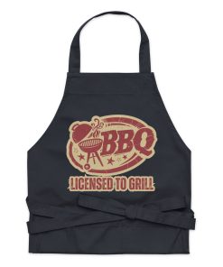 Men’s Barbecue Apron – Licenced to Grill Fun BBQ Apron