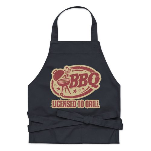 Men’s Barbecue Apron – Licenced to Grill Fun BBQ Apron