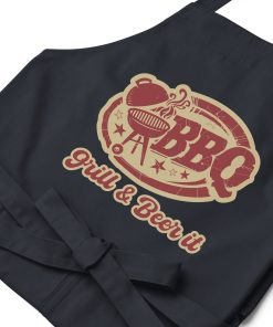 Fun BBQ Apron For Him – Grill & Beer It