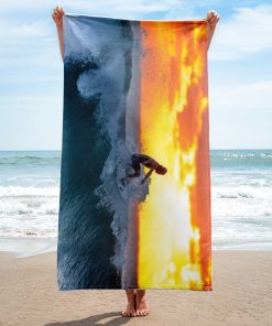 Surfing Beach Towel – Fun Surfers Beach Towel