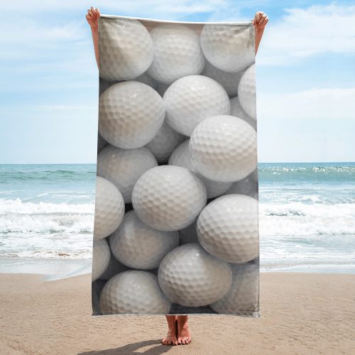 Golf Beach Towel – Golf Balls Funny Beach Towel