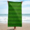 Grass Beach Towel – Lawn Funny Beach Towels