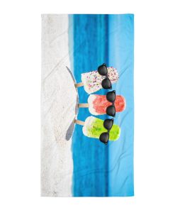 Ice Cream Funny Beach Towel – Gift Ideas for Men