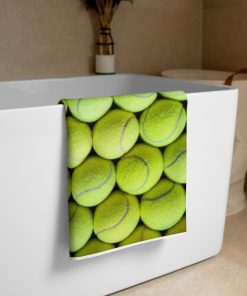 Tennis Balls Beach Towel – Funny Beach Towel For Tennis Fans