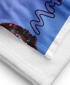 Donuts Beach Towel – Mmm Donuts Funny Beach Towels