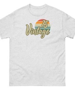 Vintage 75 Birthday T-shirt 1975 50th Birthday Gift Retro T-shirt