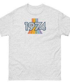 1974 Birthday Gift 50th Birthday T-shirt Retro Design