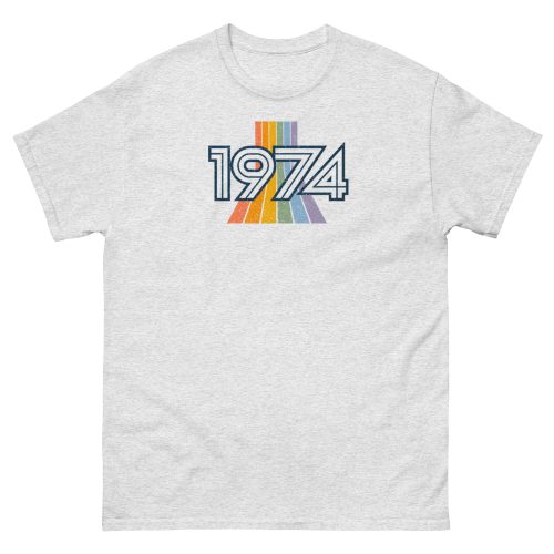 1974 Birthday Gift 50th Birthday T-shirt Retro Design