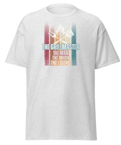The Grillmaster T-shirt Fun BBQ Tshirt The Man The Myth The Legend