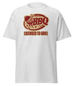 Funny BBQ T-Shirt For Him – BBQ Licenced to Grill Tshirt