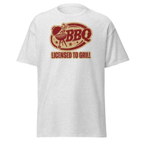 Funny BBQ T-Shirt For Him – BBQ Licenced to Grill Tshirt