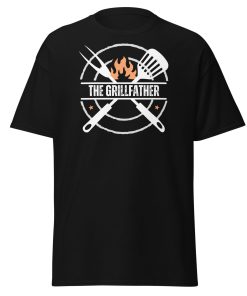 The Grillfather Funny BBQ T-shirts For Dad