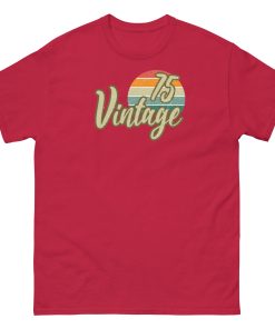 Vintage 75 Birthday T-shirt 1975 50th Birthday Gift Retro T-shirt
